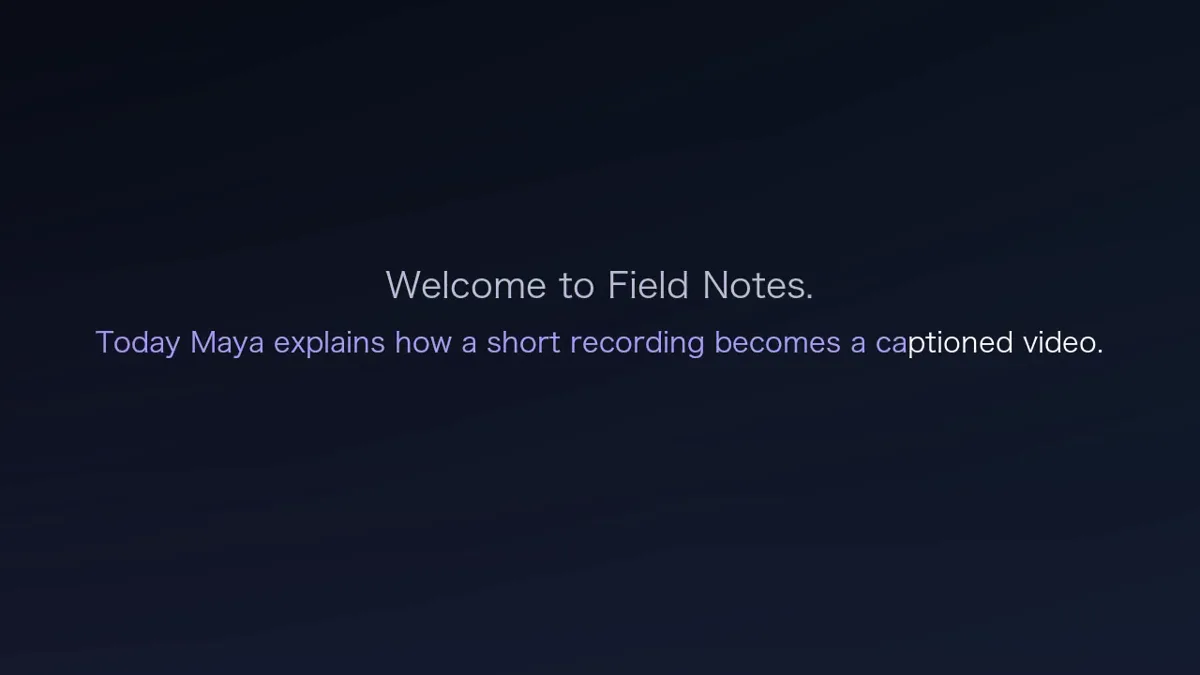 التحدث مع موسيقى الخلفية: قارن بين التسميات التوضيحية الأولية والمراجعة