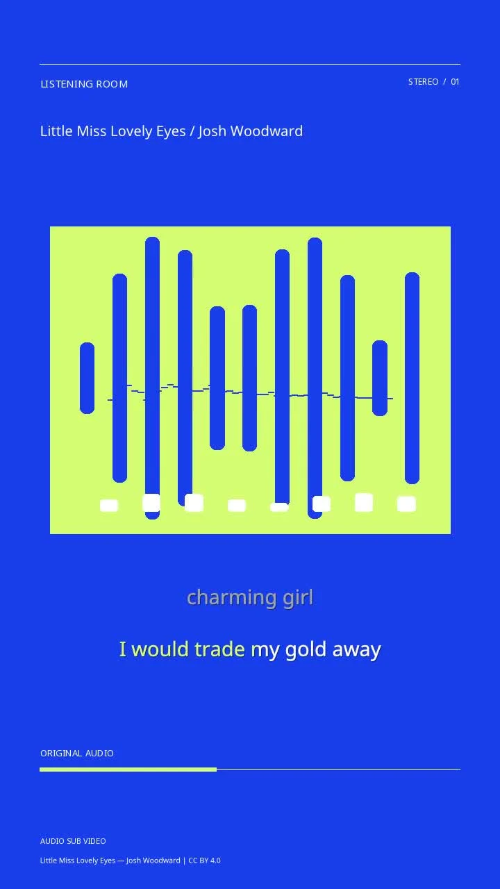 Little Miss Lovely Eyes / Josh Woodward