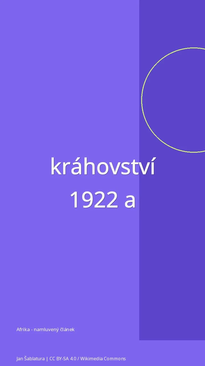 Afrika - namluvený článek
