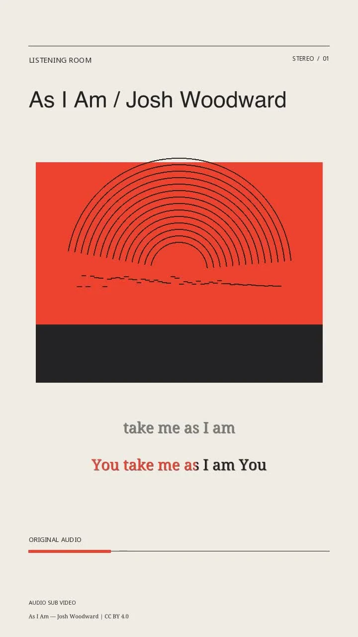 As I Am / Josh Woodward