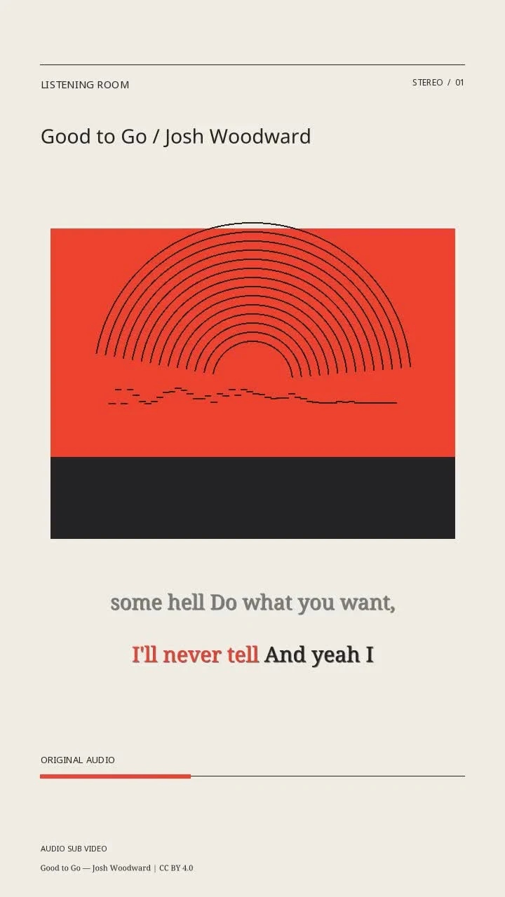 Good to Go / Josh Woodward