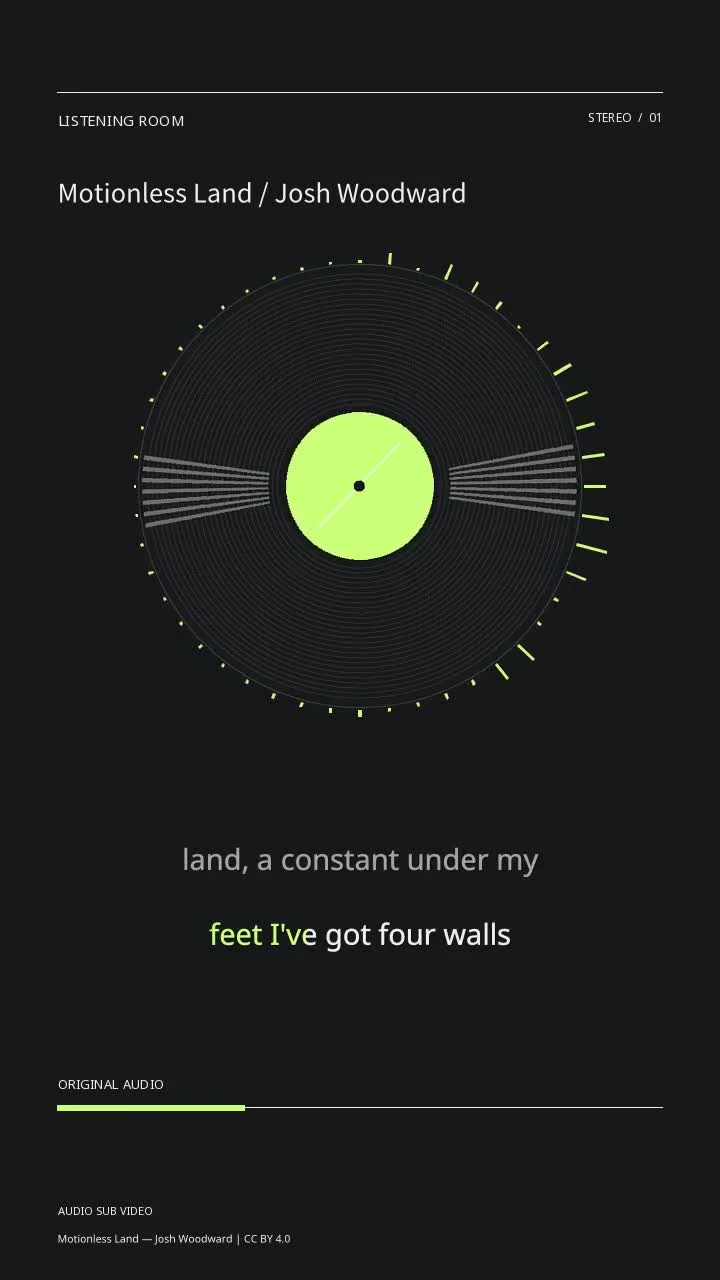 Motionless Land / Josh Woodward