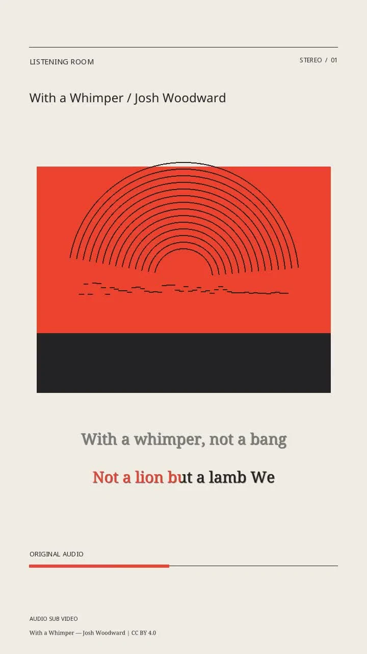 With a Whimper / Josh Woodward