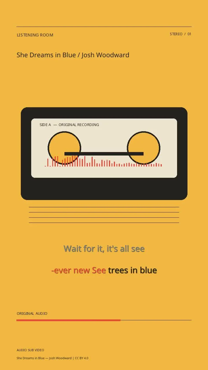 She Dreams in Blue / Josh Woodward