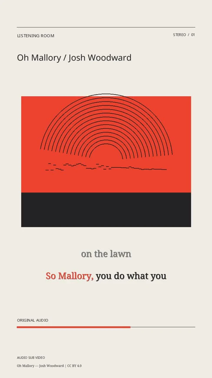Oh Mallory / Josh Woodward