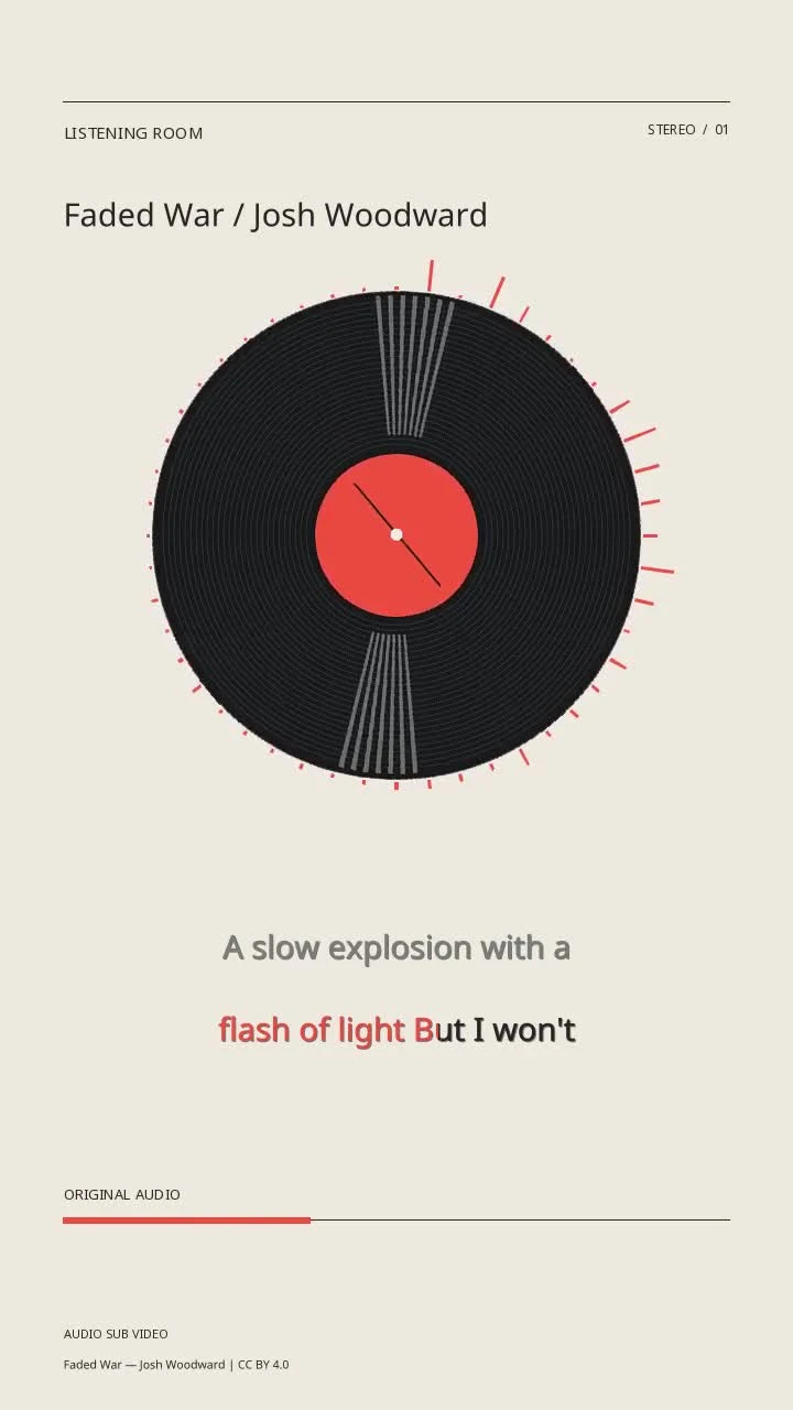 Faded War / Josh Woodward