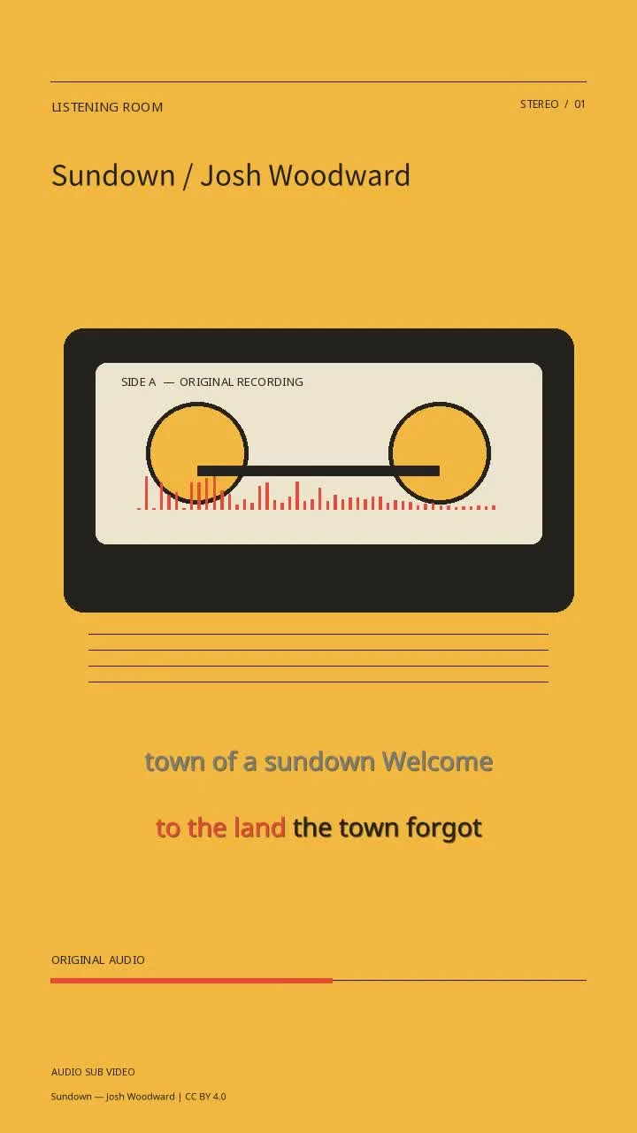 Sundown / Josh Woodward