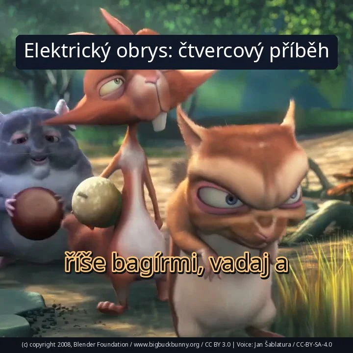 Elektrický obrys: čtvercový příběh