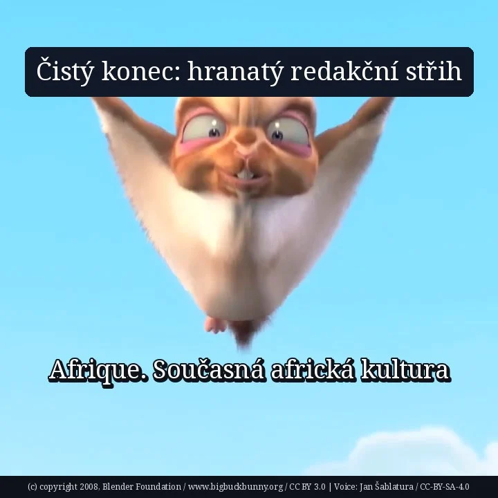 Čistý konec: hranatý redakční střih