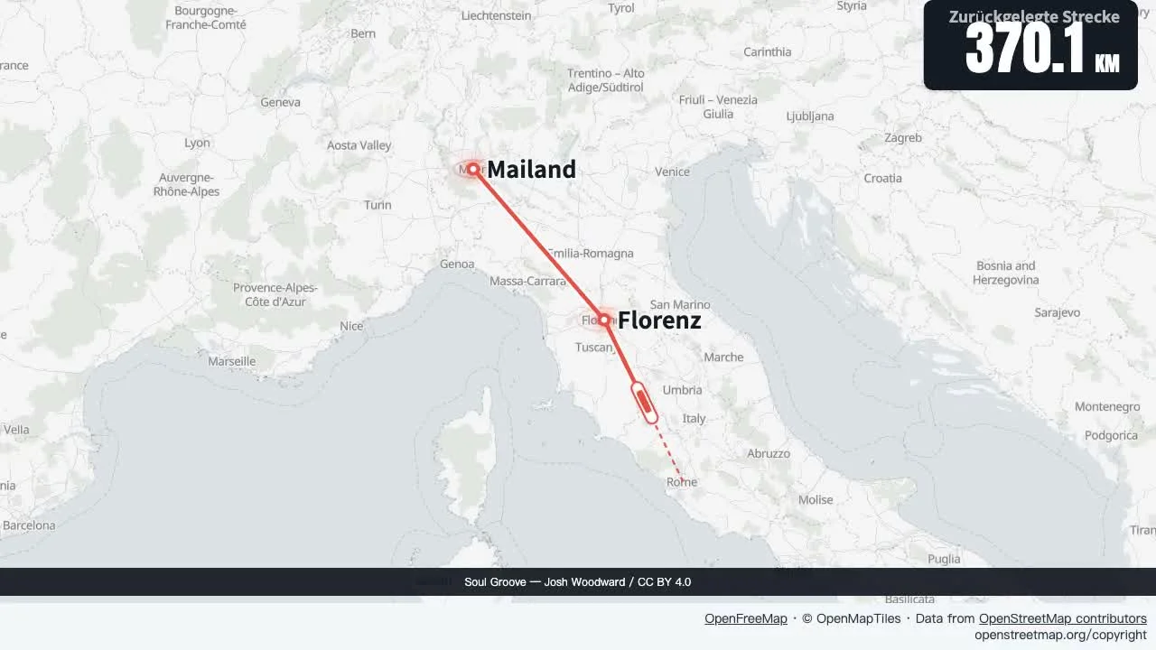 Italien in drei Stationen: minimale Reiseroute