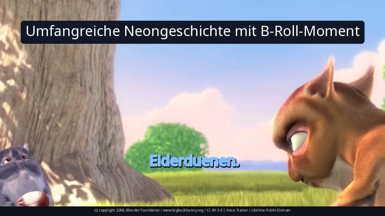 Umfangreiche Neongeschichte mit B-Roll-Moment