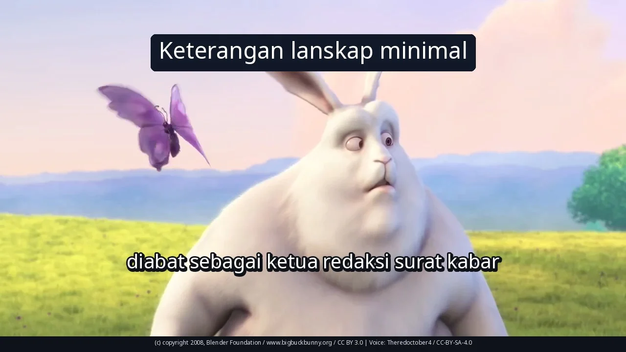 Keterangan lanskap minimal