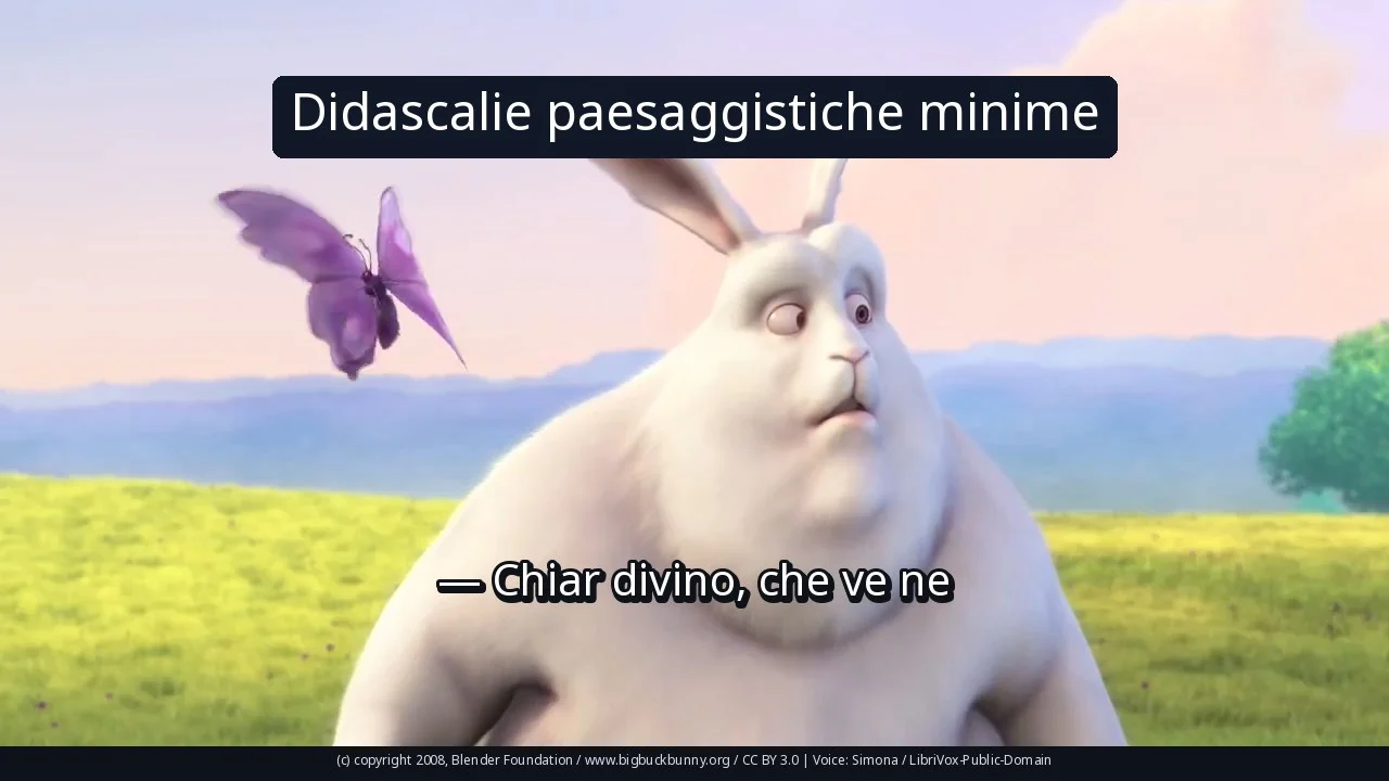 Didascalie paesaggistiche minime