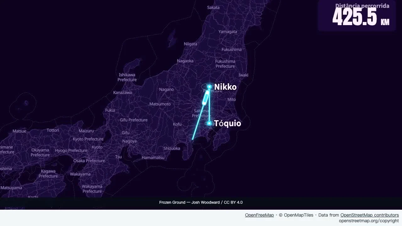 Viagem de ida e volta ao Japão: história de viagem em neon