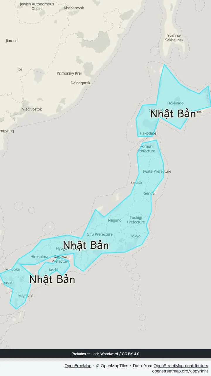 Nhật Bản bằng mực: điểm nhấn đất nước